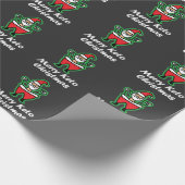 Fröhlicher Geschenkpapier (Ecke)