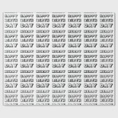 Fröhlicher Glückwunsch zum Geburtstag Schwarz-weiß Geschenkpapier (Flach)