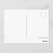 Fröhlicher Glühmond glücklich neues Jahr anpassen Postkarte (Rückseite)