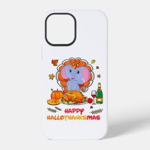 Fröhlicher Hallo Elefant Trinkt Wein Danke Geschen iPhone 12 Hülle