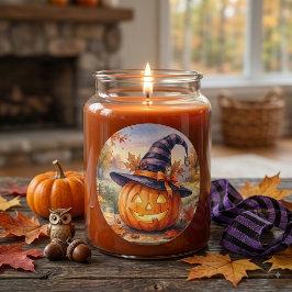 Fröhlicher Halloween-Aufkleber - Vintage-Kürbis Runder Aufkleber