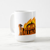 Fröhlicher Halloween-Becher Kaffeetasse (Vorderseite Links)