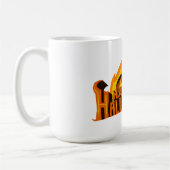 Fröhlicher Halloween-Becher Kaffeetasse (Links)