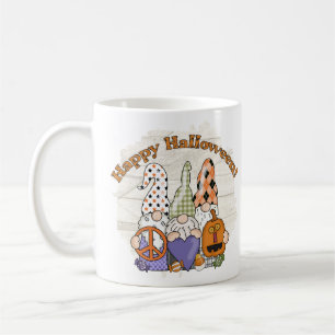 Fröhlicher Halloween-Gnom Kaffeetasse