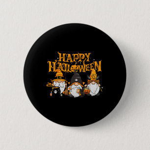Fröhlicher Halloween Gnomes Herbstpumpenfallen Hol Button