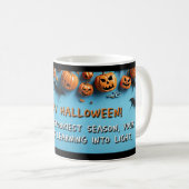 Fröhlicher Halloween-Lehrer-Mug Kaffeetasse (VorderseiteRechts)