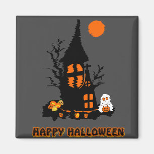 Fröhlicher Halloween Magnet
