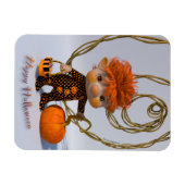 Fröhlicher Halloween-Plakat Magnet (Horizontal)