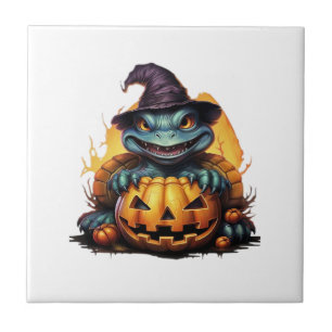 Fröhlicher Halloween-Tag - Lustiges Halloween-Klas Fliese