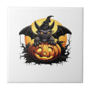 Fröhlicher Halloween-Tag - Lustiges Halloween-Klas Fliese