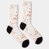 Fröhlicher Halloween-Text Socken (Rechts)