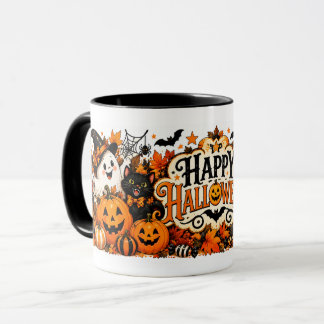 Fröhlicher Halloween Vintage Becher Tasse