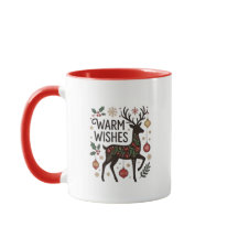 Fröhlicher & Helle Weihnachtskranz Grüner Griff