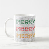 Fröhlicher & Helle Weihnachtspullover Kaffeetasse (Links)