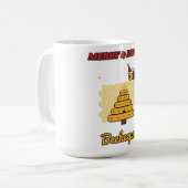 Fröhlicher & Heller Imker Kaffeetasse (Vorderseite Links)
