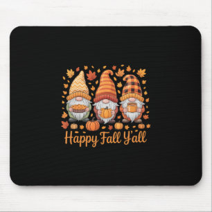Fröhlicher Herbst euch alle Gnom Kürbis Herbst Tha Mousepad