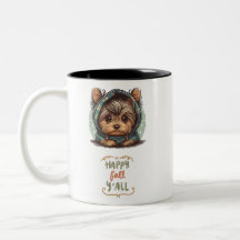 Fröhlicher Herbst für alle Yorkshire Terrier Herbs