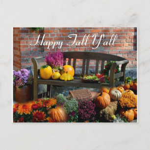 Fröhlicher Herbst für Euch alle Saisonale Postkarte