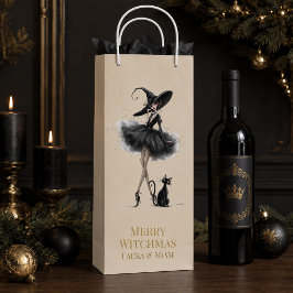 Fröhlicher Hexen-Wein-Geschenkbox – Gothic Hexe &  Geschenktüte Für Weinflaschen