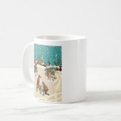 Fröhlicher Holiday Tee oder Kaffeetasse (Vorderseite Links)