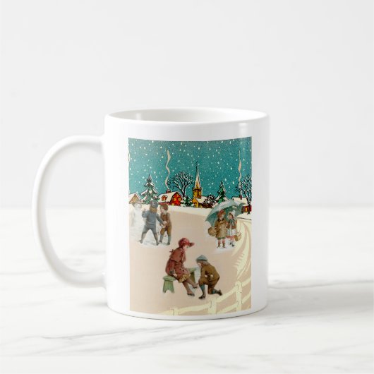 Fröhlicher Holiday Tee oder Kaffeetasse (Links)