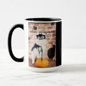 Fröhlicher howl-o-ween Becher Tasse (Links)
