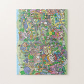 Fröhlicher Hullabaloo Hollows St. Patrick's Day Puzzle (Vertikal)