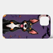 Fröhlicher Hund im Stile eines Cartoon Case-Mate iPhone Hülle (Rückseite (Horizontal))