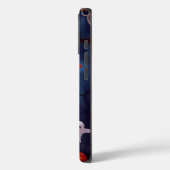 fröhlicher Hund mit einem roten Hexenhut, Case-Mate iPhone Hülle (Rückseite / Links)