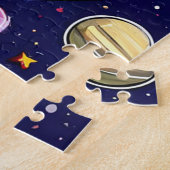 Fröhlicher Hund Puzzle (Seite)