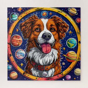 Fröhlicher Hund Puzzle