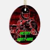 Fröhlicher Kart-Mas Keramikornament (Rechts)