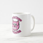 Fröhlicher Kätzchen Tierarzt Kaffeetasse (VorderseiteRechts)