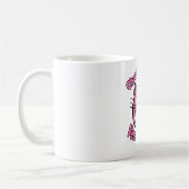 Fröhlicher Kätzchen Tierarzt Kaffeetasse (Links)