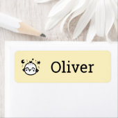 Fröhlicher Kick - Kawaii Bird Line Art" (Insitu)