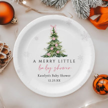 Fröhlicher kleiner Weihnachtsbaum-Baby-Party