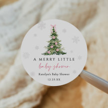 Fröhlicher kleiner Weihnachtsbaum-Baby-Party