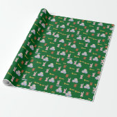 Fröhlicher Kleinkind-Geburtstag Waldgrün Geschenkpapier (Ungerollt)