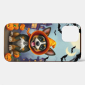 Fröhlicher Korgi mit Halloweenhoodie Case-Mate iPhone Hülle (Rückseite (Horizontal))