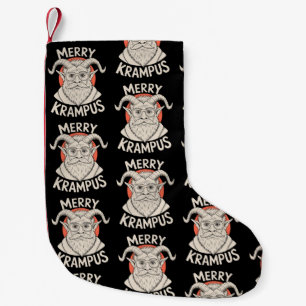 Fröhlicher Krampus Mythischer Weihnachten Xmas Fei Kleiner Weihnachtsstrumpf