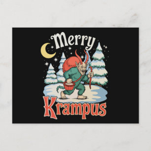 Fröhlicher Krampus-Volksglaube Weihnachten Horror