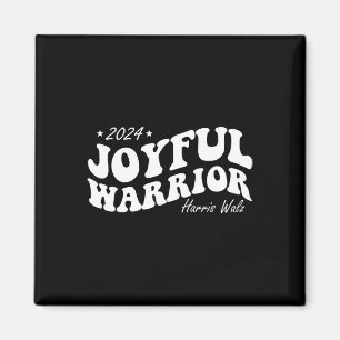 Fröhlicher Krieger Kamala Harris Tim Walz 2024 Gro Magnet