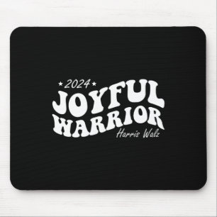 Fröhlicher Krieger Kamala Harris Tim Walz 2024 Gro Mousepad