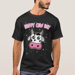 Fröhlicher Kuh-Tag Ich schätze Kühe Premium T-Shirt