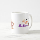 Fröhlicher Kürbis mit Kaffeetasse Herbst Comfort � (VorderseiteRechts)