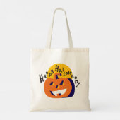 Fröhlicher Kürbis-Spaß Halloween Tragetasche (Rückseite)
