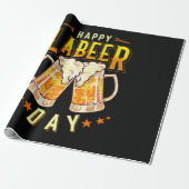 Fröhlicher Labeer-Tag Lustiger Labor Day Geschenkpapier (Ungerollt)