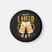 Fröhlicher Labeer-Tag Lustiger Labor Day Magnet (Vorne)
