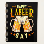 Fröhlicher Labeer-Tag Lustiger Labor Day Planer (Vorderseite)