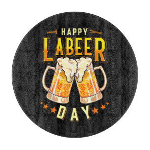 Fröhlicher Labeer-Tag Lustiger Labor Day Schneidebrett